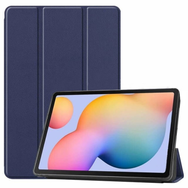 Dėklas Smart Leather Lenovo Tab M8 (4th Gen) tamsiai mėlynas