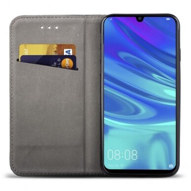 Dėklas Smart Magnet Huawei P Smart 2019/Honor 10 Lite Juodas  1