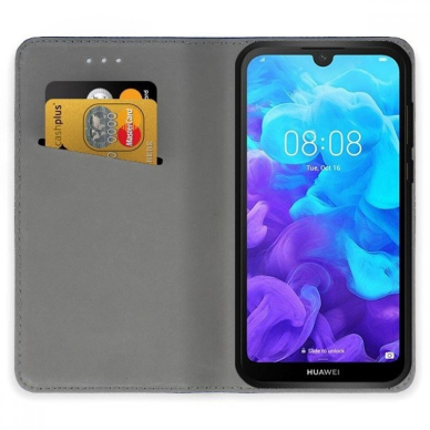 Dėklas Smart Magnet Huawei Y5 2019 Juodas  2