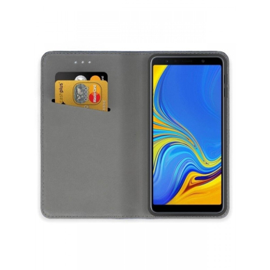 Dėklas Smart Magnet Samsung A750 A7 2018 Juodas  2