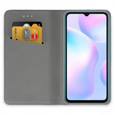 Dėklas Smart Magnet Xiaomi Redmi 9A Juodas  2