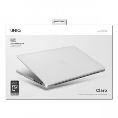 Dėklas Uniq Claro MacBook Pro 14" (2021) Skaidrus 2