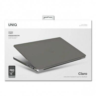 Dėklas Uniq etui Claro MacBook Pro 16" (2021) Pilas 2