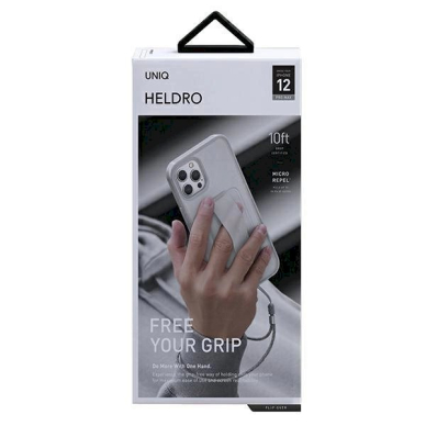 Dėklas Uniq Heldro iPhone 12 Pro Max 6,7" Baltas Antimicrobial 13