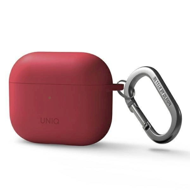 Dėklas Uniq Nexo AirPods 3 gen + Ear Hooks Silicone Bordo 1