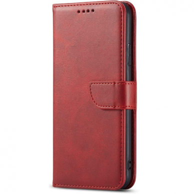 Dėklas Wallet Case Samsung A136 A13 5G/A047 A04s raudonas