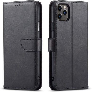 Dėklas Wallet Case Samsung A165 A16 4G/A166 A16 5G juodas