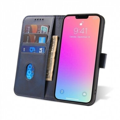 Dėklas Wallet Case Samsung A336 A33 5G mėlynas 1