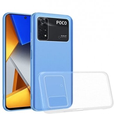 Dėklas X-Level Antislip/O2 Xiaomi Poco M4 Pro 4G skaidrus