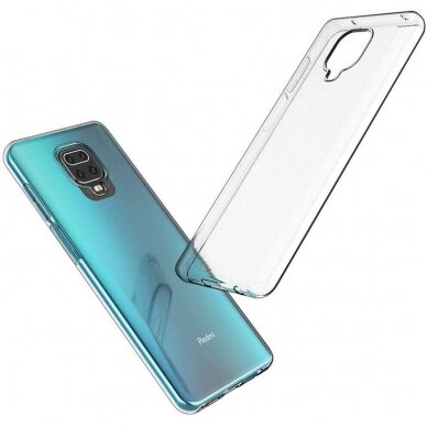 Dėklas X-Level Antislip/O2 Xiaomi Redmi Note 9 Pro/Note 9 Pro Max Skaidrus  1