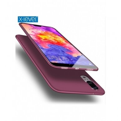 Dėklas X-Level Guardian Huawei P20 Bordo