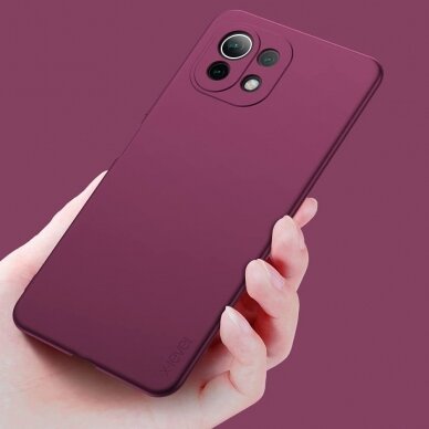 Dėklas X-Level Guardian Xiaomi Mi 11 Lite 4G/5G bordo  1