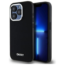 Dėklas DKNY Plain Logo MagSafe iPhone 15 Pro Max  - Juodas