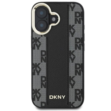 Dėklas DKNY Checkered Pattern Magsafe iPhone 16  - Juodas 2