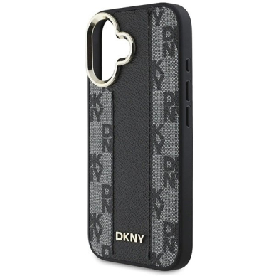 Dėklas DKNY Checkered Pattern Magsafe iPhone 16  - Juodas 5