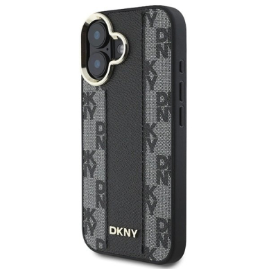 Dėklas DKNY Checkered Pattern Magsafe iPhone 16 Plus  - Juodas 1