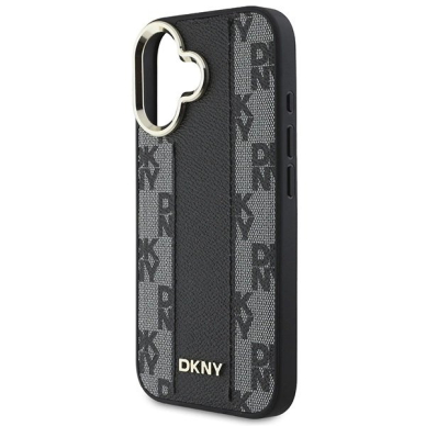 Dėklas DKNY Checkered Pattern Magsafe iPhone 16 Plus  - Juodas 5