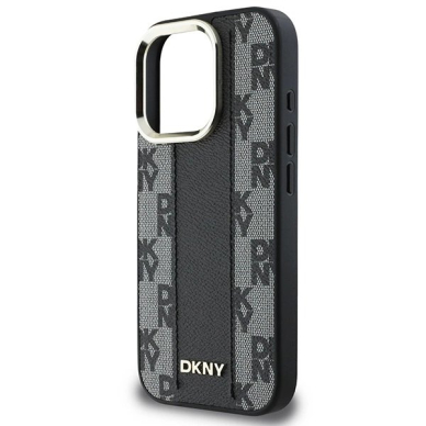 Dėklas DKNY Checkered Pattern Magsafe iPhone 16 Pro  - Juodas 5