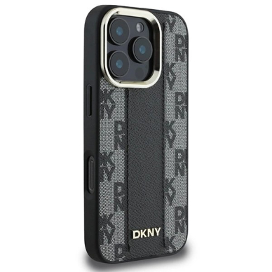 Dėklas DKNY Checkered Pattern Magsafe iPhone 16 Pro Max  - Juodas 3