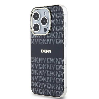 Dėklas DKNY IML MonoStripe MagSafeiPhone 13 Pro / 13 - Juodas 1