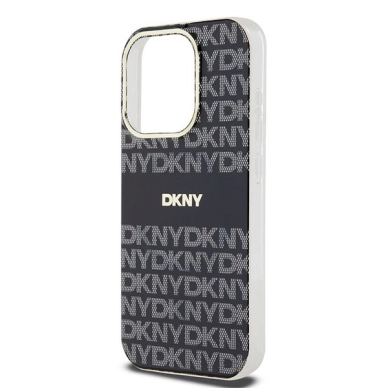 Dėklas DKNY IML MonoStripe MagSafeiPhone 13 Pro / 13 - Juodas 5