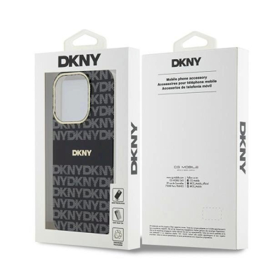 Dėklas DKNY IML MonoStripe MagSafeiPhone 13 Pro / 13 - Juodas 7