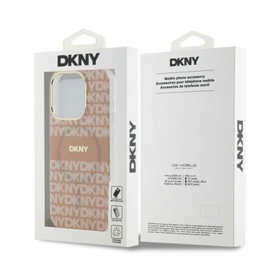 Dėklas DKNY IML MonoStripe MagSafeiPhone 13 Pro / 13 - Rožinis 7