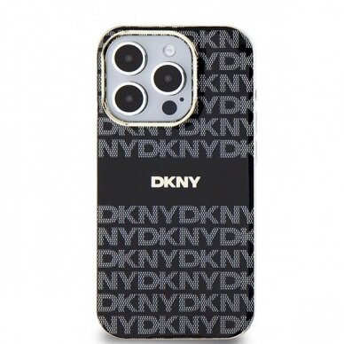 Dėklas DKNY IML MonoStripe MagSafeiPhone 13 Pro Max - Juodas 2