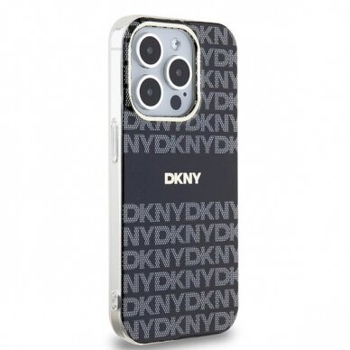 Dėklas DKNY IML MonoStripe MagSafeiPhone 13 Pro Max - Juodas 3