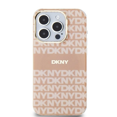 Dėklas DKNY IML MonoStripe MagSafeiPhone 13 Pro Max - Rožinis 2