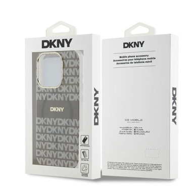 Dėklas DKNY IML MonoStripe MagSafeiPhone 15 Pro - Smėlinis 7