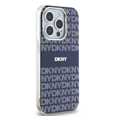 Dėklas DKNY IML MonoStripe MagSafeiPhone 15 Pro - Mėlynas 3