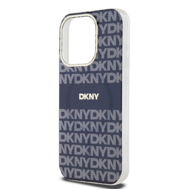 Dėklas DKNY IML MonoStripe MagSafeiPhone 15 Pro - Mėlynas 5