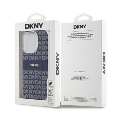 Dėklas DKNY IML MonoStripe MagSafeiPhone 15 Pro - Mėlynas 7