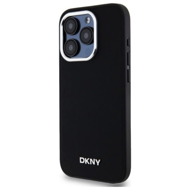 Dėklas DKNY Plain Logo MagSafe iPhone 15 Pro  - Juodas 1