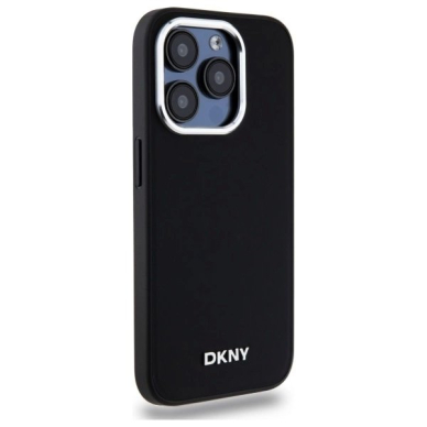 Dėklas DKNY Plain Logo MagSafe iPhone 15 Pro  - Juodas 3