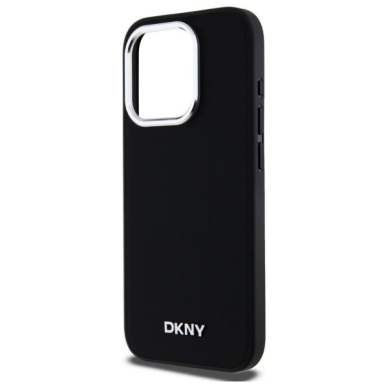 Dėklas DKNY Plain Logo MagSafe iPhone 15 Pro  - Juodas 5