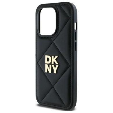 Dėklas DKNY Quilted Stack Logo iPhone 14 Pro  - Juodas 5