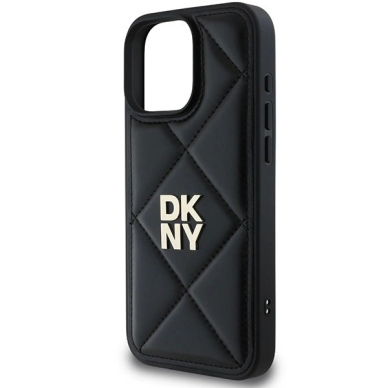 Dėklas DKNY Quilted Stack Logo iPhone 16 Pro Max  - Juodas 5