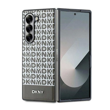 DKNY Repeat Pattern Bottom Stripe Dėklas Samsung Galaxy Z Fold 6 - Rudas