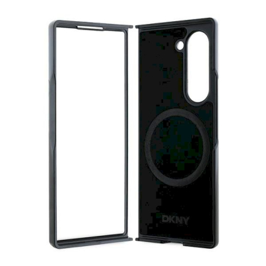 DKNY Repeat Pattern Stack Logo Dėklas Samsung Galaxy Z Fold6 - Juodas 5