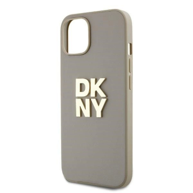 Dėklas DKNY Wrist Strap Stock Logo  iPhone 15 / 14 / 13 - Smėlinis 4