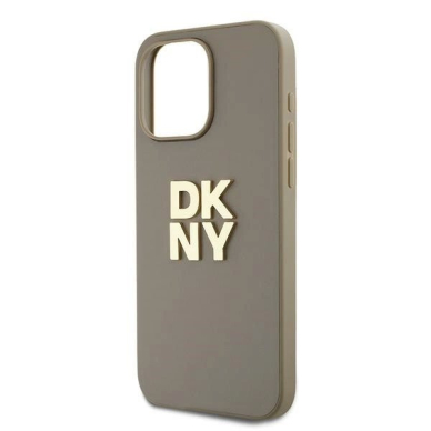 Dėklas DKNY Wrist Strap Stock Logo  iPhone 15 Pro - Smėlinis 4