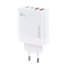 Dudao A65EU GaN network Įkroviklis  2xUSB-A / 2xUSB-C PD 65W - baltas