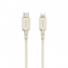 Dudao L7SCL USB-C - Lightning 30W 2m Kabelis - beige