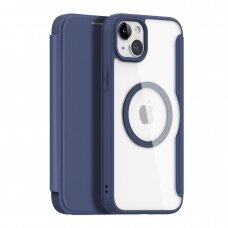 Dėklas Dux Ducis Skin X Pro Magnetic Flip MagSafe iPhone 15 Plus - Mėlynas