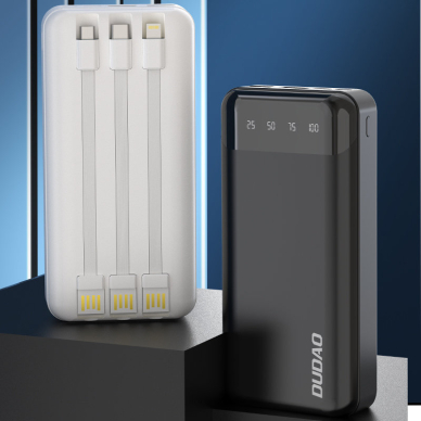 Išorinė Baterija Dudao 20000mAh USB Type C + micro USB + Lightning Juodas (Dudao K6Pro+) 1