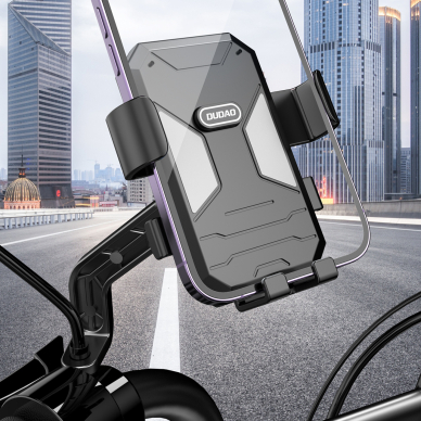 Dudao F7C+ bicycle / motorcycle phone holder - black 5