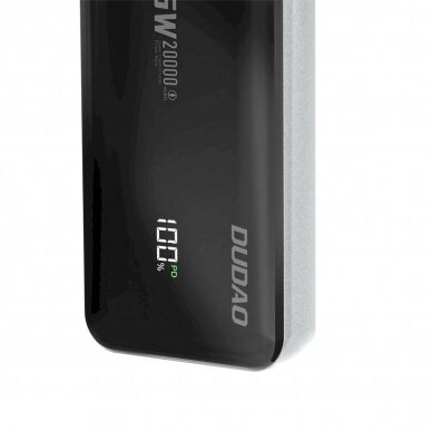 Dudao K65 PowerbankUSB-A / USB-C Display 20000mAh 65W - Juodas 1