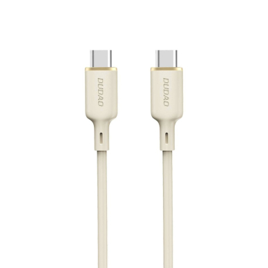 Dudao L7SCC USB-C - USB-C Kabelis 100W 2m - beige